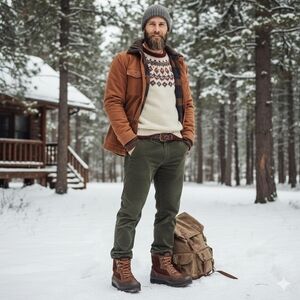 Sorel Caribou Kingston Peak Waterproof Leather Winter Boots,Buff Tobacco,Men's 8